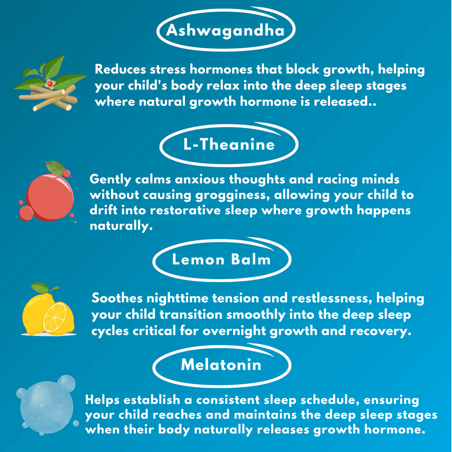 Voleria™ Heightener Overnight Growth Gummies